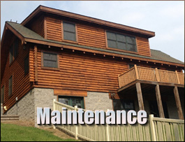  Emerald Isle, North Carolina Log Home Maintenance